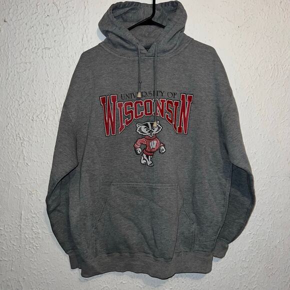 NCAA Other - Vintage 90s University Wisconsin Badgers VOS Sports Sweatshirt Hoodie XL